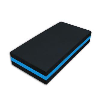 Step Evamax 80x30x10cm Preto e Azul